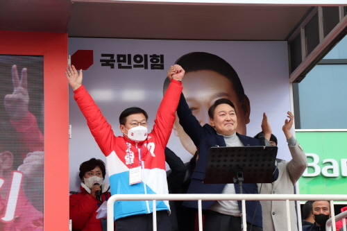 윤석렬 후보 통영 유세