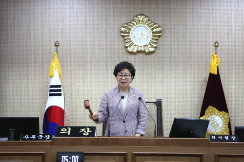 통영시의회 김미옥 의장