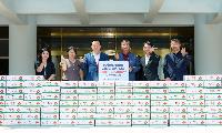 (주)아라리농산, 통영시에 사랑의 김치 500박스 기탁